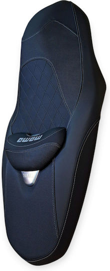 Xmax400 Momo Edition '14 Yamaha Anti-slip Quilted Baklavadoto Seat Cover Grey Stitching Logo
