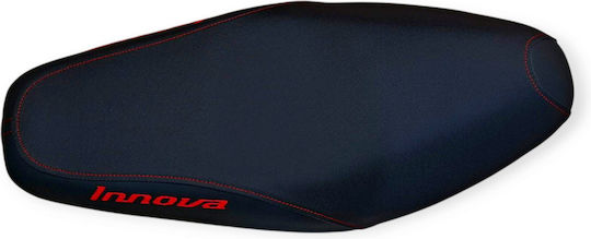 Innova Injection Honda Anti-Slip Seat Cover Red Stitches Logos