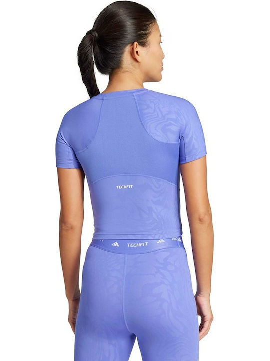 Damen Sportlich T-Shirt Schnell trocknend Blue