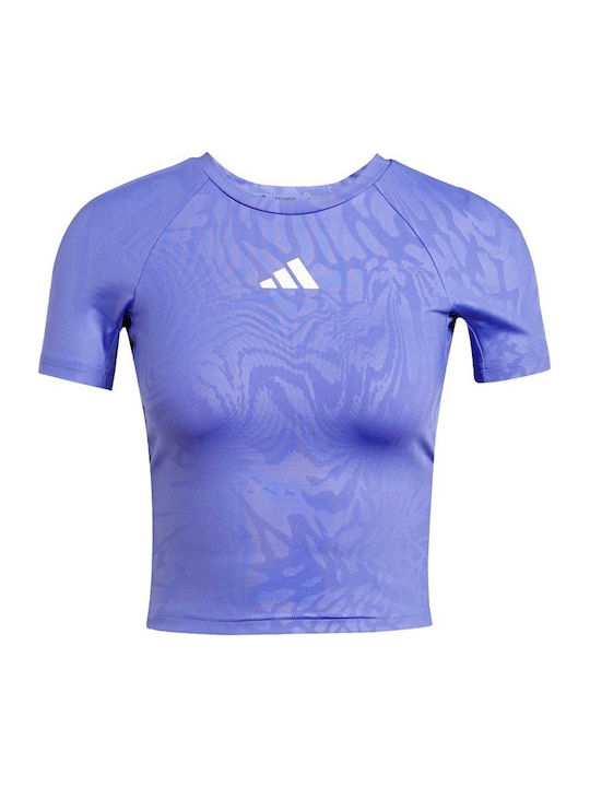 Damen Sportlich T-Shirt Schnell trocknend Blue
