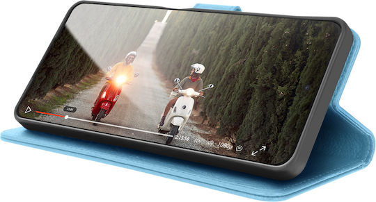 Husă Wallet Oppo A5 Pro Stand Tab Magnetic Albastru Ceresc
