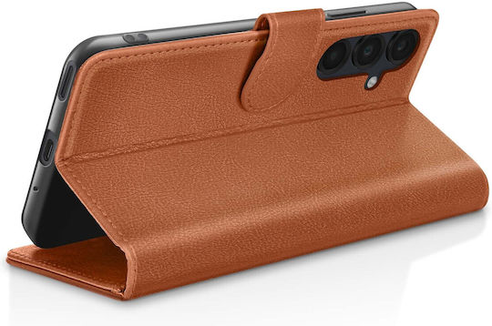 Zanaé Brieftasche Hülle Galaxy A16 Standfunktion Magnetischer Reiter Braune