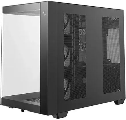 Deepcool CG530U 4F Gaming Midi Tower Κουτί Υπολογιστή με Πλαϊνό Παράθυρο και ARGB Φωτισμό Μαύρο
