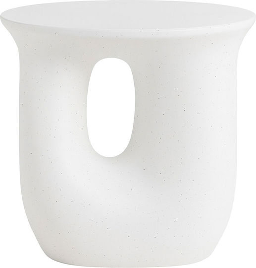 Rundes Beistelltisch Odar Holz Beige M45xB45xH45cm