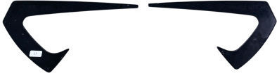 Additional Wings Around Flash Tesla Model Y Black Glossy
