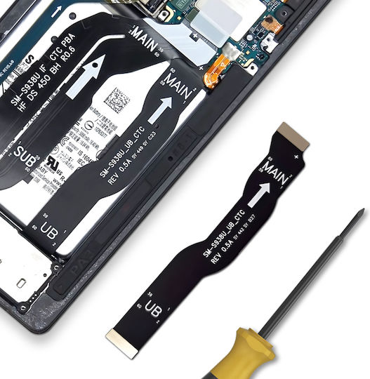 Clappio Kompatibles Ersatzkabel Für Galaxy S25 Ultra Schwarz