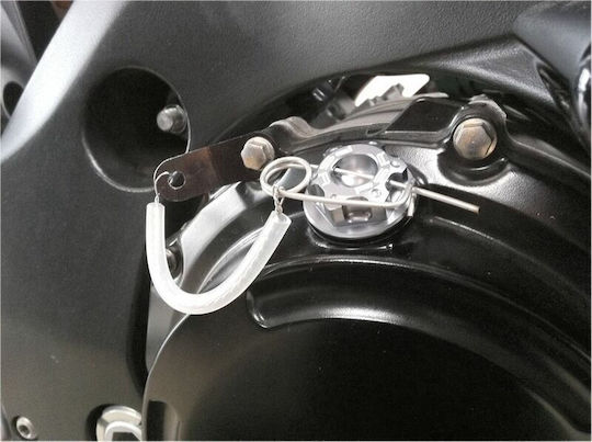 Powerstands Racing Капачка За Масло За Пълнене M27x3,0 Алуминиева 00-01313-21 Fjr 1300 Abs 03-18 Yamaha Yzf-r6 600 99-18 Mt-07 15-22
