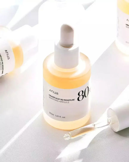 Anua Heartleaf 80% Anti-aging Serum Face with Hyaluronic Acid & Vitamin B5 30ml