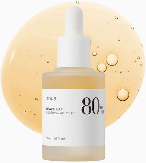 Anua Heartleaf 80% Anti-aging Serum Face with Hyaluronic Acid & Vitamin B5 30ml