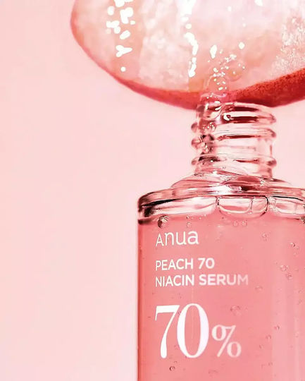 Anua Peach 70 Niacin Moisturizing Serum Face with Niacinamide for Detoxification & Radiance 30ml