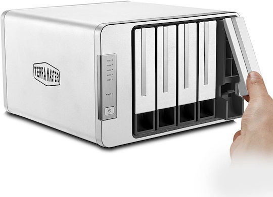TerraMaster NAS Turm mit 5 Steckplätzen für HDD/SSD