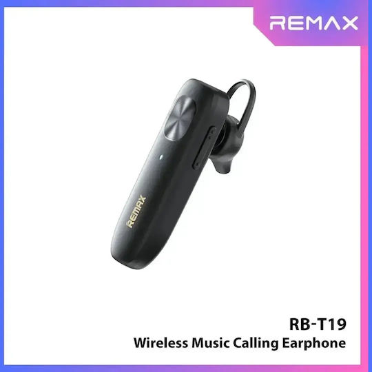 Remax RB-T19 Earbud Bluetooth хендсфри Слушалка Черен