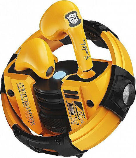 The Transformers TF-T23 In-Ear Bluetooth-Freisprecheinrichtung Kopfhörer mit Ladeetui Gelb