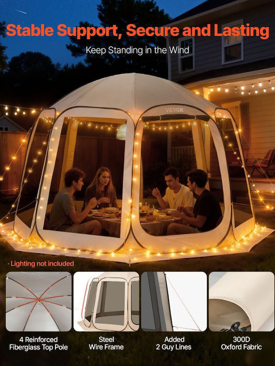 Vevor Seitliche Zelt Terrasse Beige x