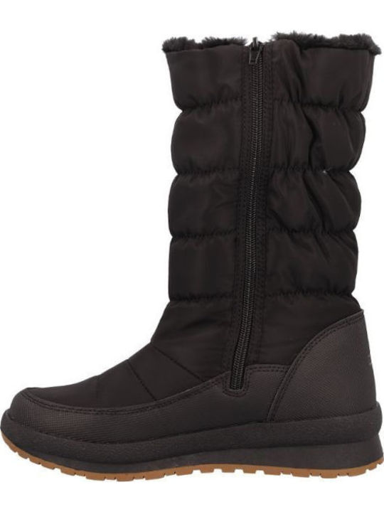 Holse Women's Snow Boots with Fur Black