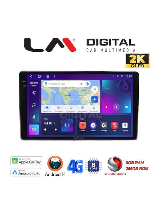 LM Digital Car Audio System for Alfa Romeo Brera 2000 (Bluetooth/USB/WiFi/GPS/Apple-Carplay/Android-Auto) with Touch Screen 9.5"