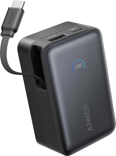 Anker Nano Power Bank 10000mAh 45W cu Port USB-A și Port USB-C