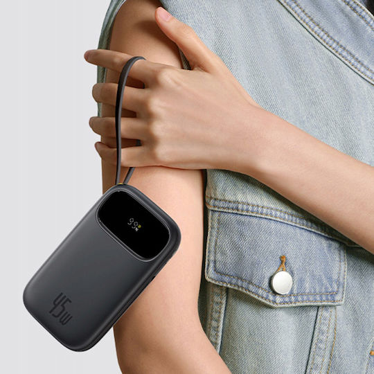 Baseus EnerFill FC31 Power Bank 20000mAh 45W cu Port USB-A și Port USB-C Albastru deschis