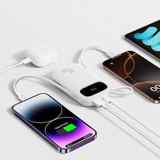Baseus EnerFill FC31 Power Bank 10000mAh 45W cu Port USB-A și Port USB-C Negru