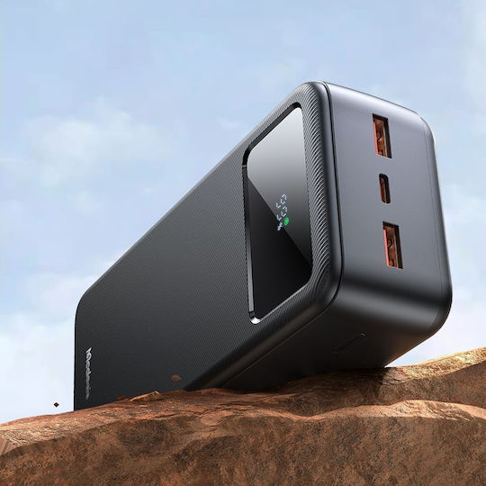 Mcdodo MC-4240 Power Bank 30000mAh 22.5W με 2 Θύρες USB-A και Θύρα USB-C Μαύρο
