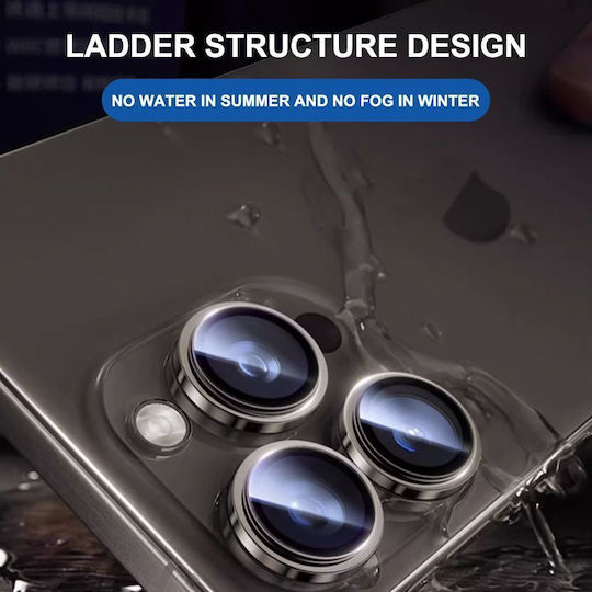 Lito Προστασία Κάμερας Tempered Glass Πορτοκαλί για το Iphone 17 Pro, Iphone 17 Pro Max