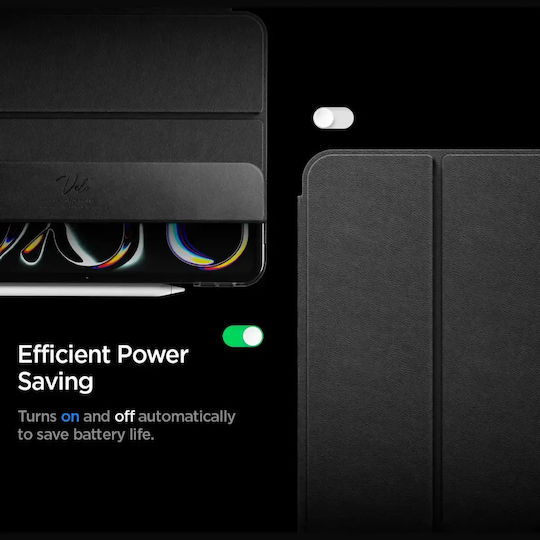 Spigen Liquid Air Folio Flip Cover Negra (iPad Pro 11” Gen 5/6 2024-2025) ACS09440