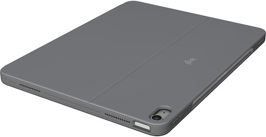Logitech Combo Touch Flip Cover with Keyboard in German Gray (iPad Air 13" 2024/2025/2026)