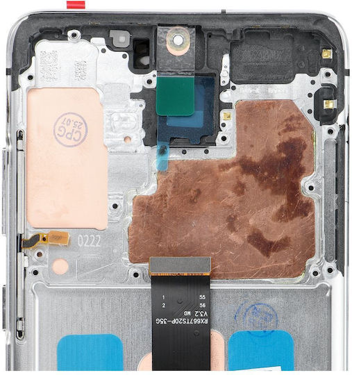 Οθόνη με Μηχανισμό Αφής και Πλαίσιο για SAMSUNG S20 Plus (Λευκό)