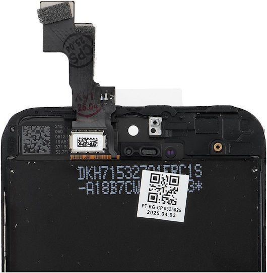 Екран Fixcell със Сензорен Механизъм за IPHONE 5S, IPHONE SE (1-во поколение) (Черен)