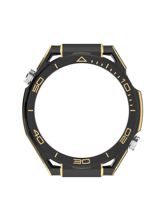 Huawei Watch GT 6 Pro Смяна Watch Ultimate Design PC Hollow Защитен Калъф Черен Златист