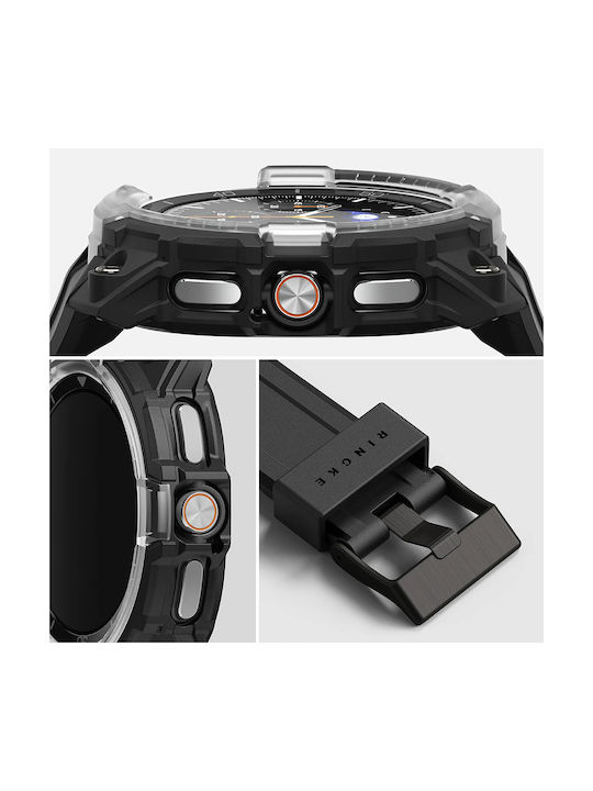 Ringke Пластмасов Калъф в Черен цвят за Samsung Galaxy Watch8 Classic