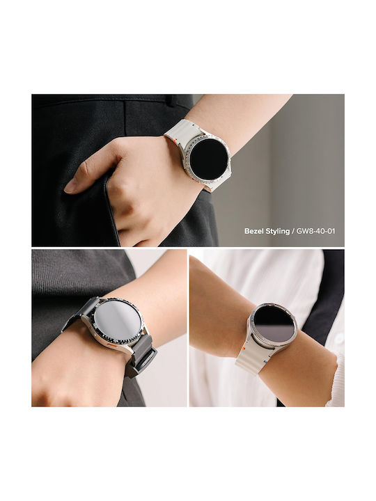 Ringke Schutz-Bezel in Silber Farbe für Samsung Galaxy Watch8 Classic