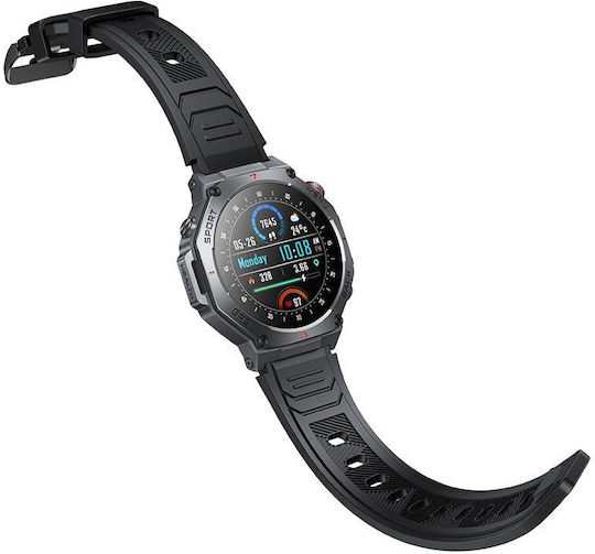 Hoco Y37 45mm Smartwatch (Μαύρο)