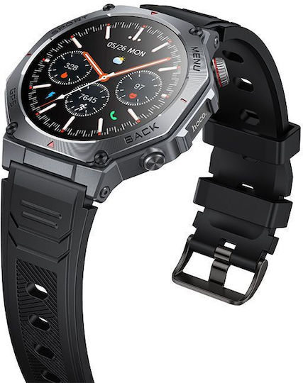 Hoco Y37 45mm Smartwatch (Μαύρο)