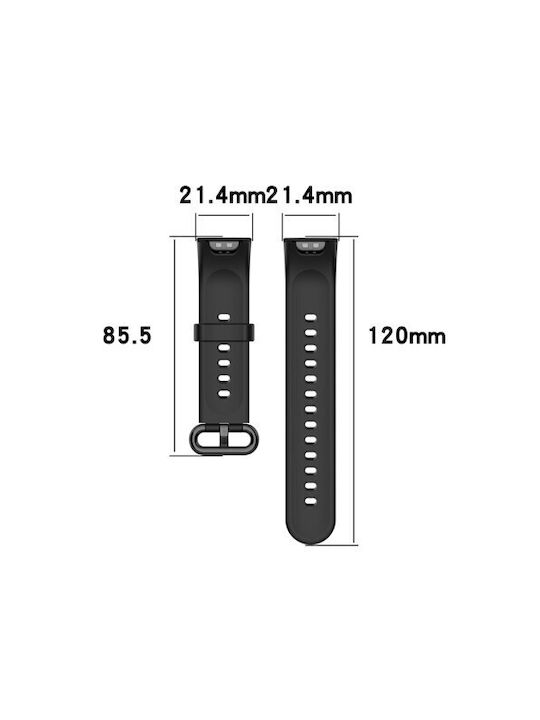 Strap Silicone Black (Xiaomi Redmi Watch 2 Lite/Xiaomi Poco Watch)