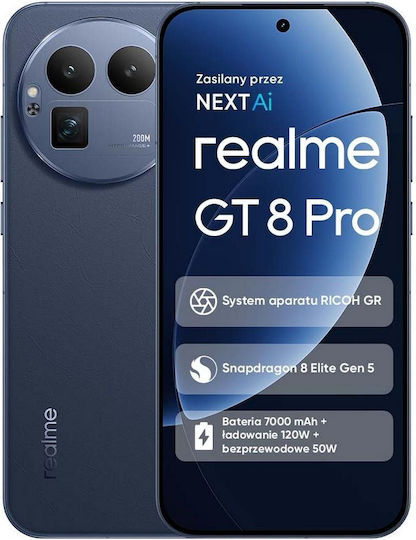Realme GT 8 Pro 5G Dual-SIM (16GB/512GB) Urban Blue | Skroutz Germany