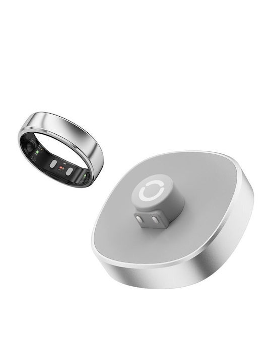 RingConn Gen 2 Air Smart Ring 19mm Αδιάβροχο με Παλμογράφο Galaxy Silver