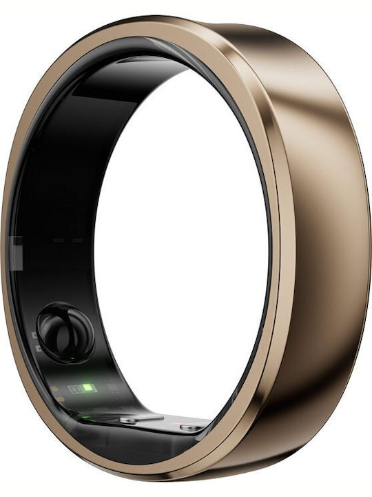 RingConn Gen 2 Air Intelligente Ringe 18.2mm Wasserdicht mit Herzfrequenzsensor Dune Gold