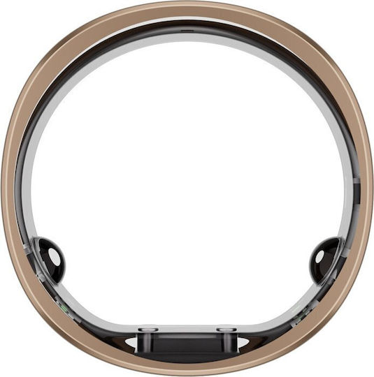 RingConn Gen 2 Air Inel Inteligent 17,9 mm Rezistent la Apă cu Monitor de Ritm Cardiac Dune Gold