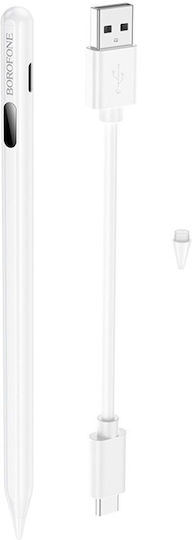 Borofone BG101 Digital Touch Stylus for Apple iPad in White color