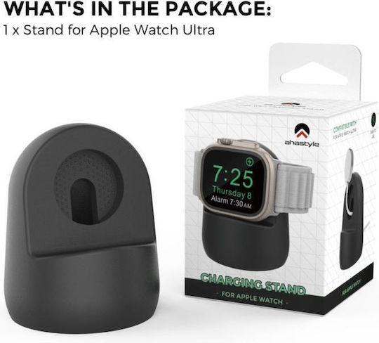 AHAstyle Pt195 Зарядно за Apple Watch Ultra Сив