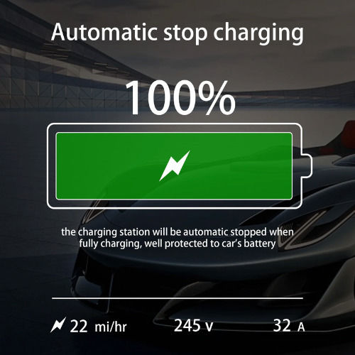 Feyree Portable Single Phase 7kW Charging Station with Built-in Cable Type 2 (202301161)