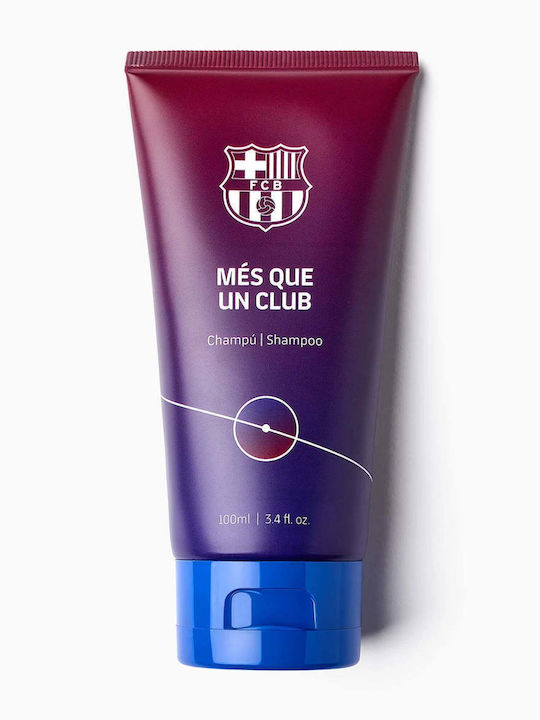 F.C. Barcelona Hair & Body Care In Metal Box Hautpflegeset für Reinigung Körperreinigung
