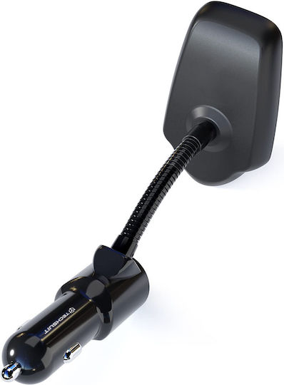 Techsuit Auto FM-Transmitter Jamlink Mfm4 Bluetooth Jack 3.5mm Tf Card 10–24v Schwarz