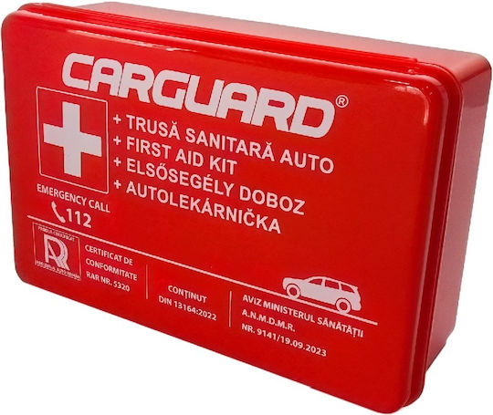 CarGuard Kit De Prim Ajutor Pentru Mașină Cutie Cu Echipament