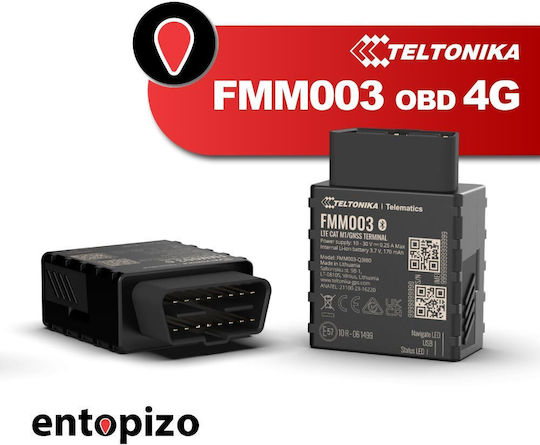 Teltonika OBD GPS Tracker GNSS / GSM / Bluetooth για Αυτοκίνητα