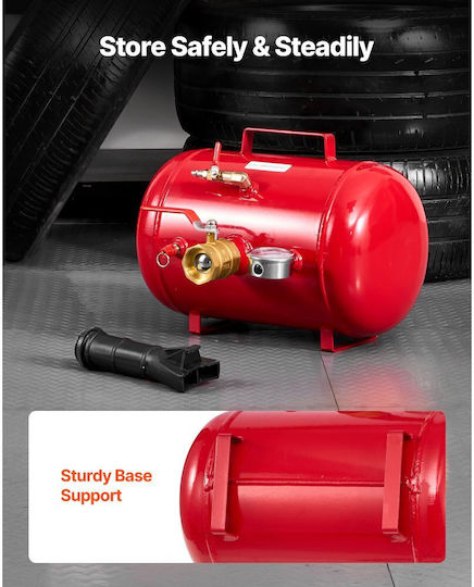 Vevor Tire Bead Blaster 5 Gal 18.9 L Heavy Duty Tire Bead Blaster Tool 87-116 Psi Working Pressure Air Blaster Pickup Truck Truck ATV Jeep Van Garden Tractor RV Red