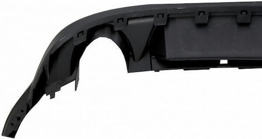 Rear Bumper Diffuser Vw Golf VII 7.5 17-20 Facelift GTI 2 Single Exhausts Right & Left ABS Plastic 1 Piece