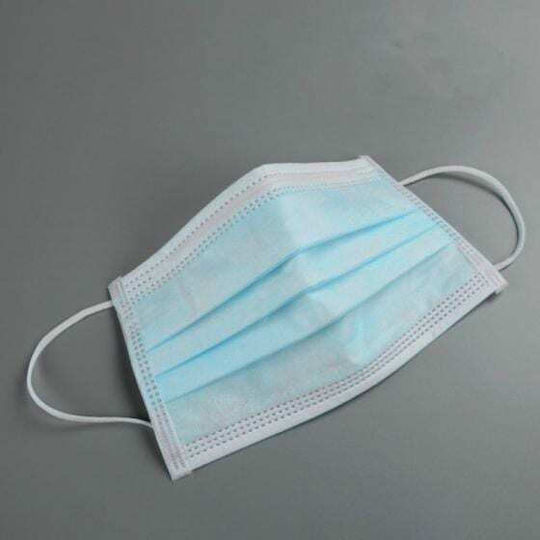 Larisa Face Cover Μάσκα Προστασίας Μιας Χρήσης Χειρουργική Γαλάζια 9927 50τμχ