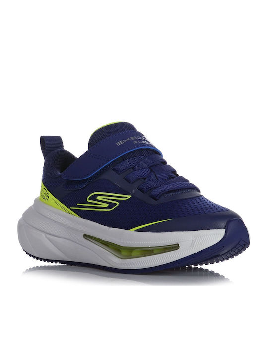 Kids Sneakers with Hoop & Loop Closure Navy Blue